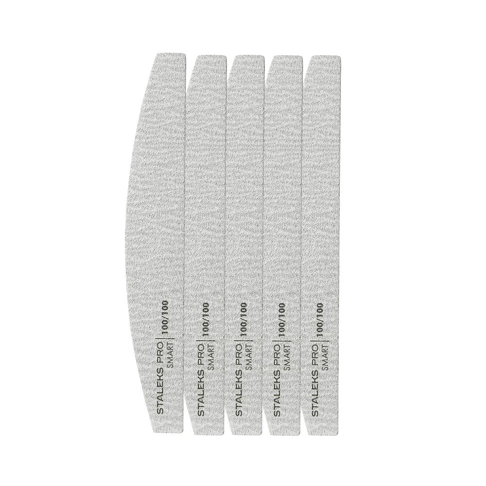 Set mineral crescent nail file SMART 100/100 grit, (5 pc.) image 0